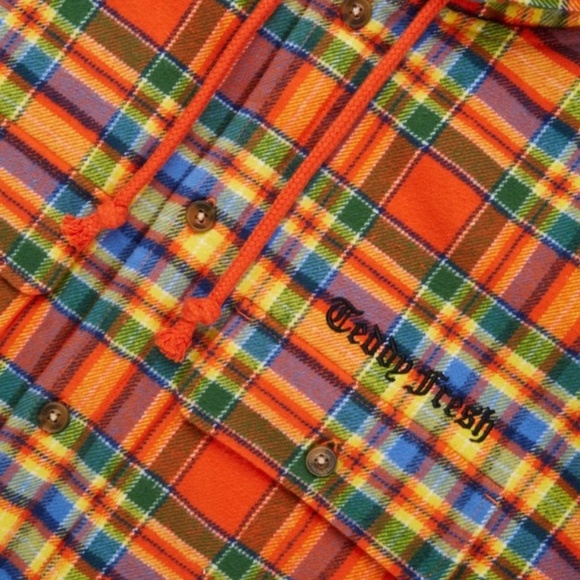 NWT Teddy Fresh Flannel Shirt Jacket - Picture 3 of 7